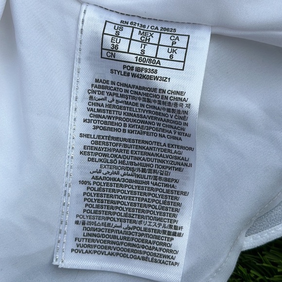 Guess White High Low Sundress with Cap Sleeves Size S - Picture 11 of 12